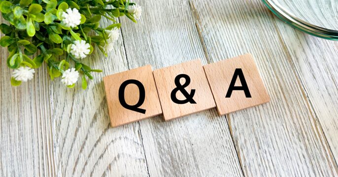 Q&Aと書かれたモチーフの画像