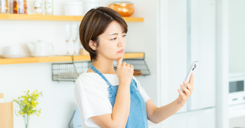 ブランクがあり社会復帰を心配している専業主婦のイメージ