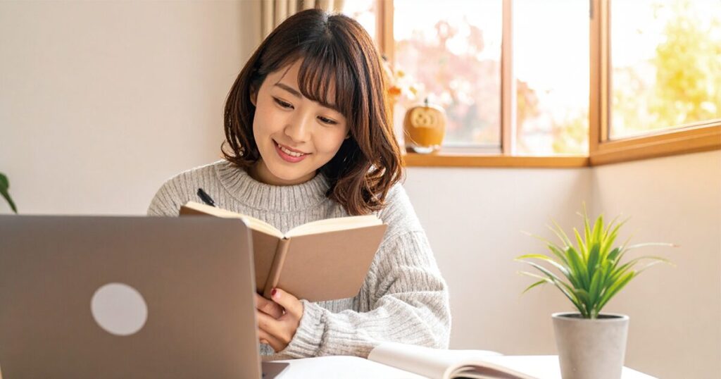 派遣の3年ルールを確認し、今後の働き方やキャリアプランを考えている女性のイメージ