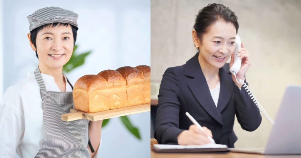 パート勤務と派遣勤務を比較する50代女性のイメージ